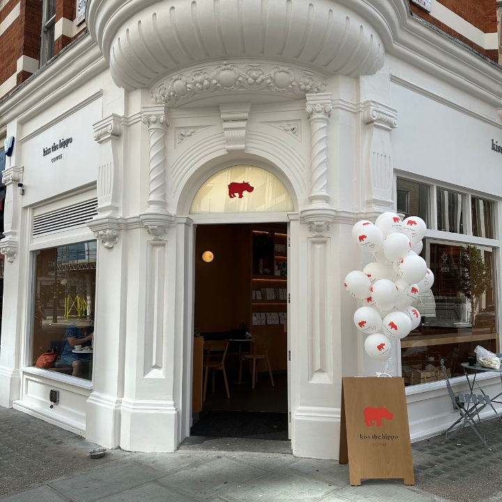 Kiss the Hippo Coffee Fitzrovia Corner